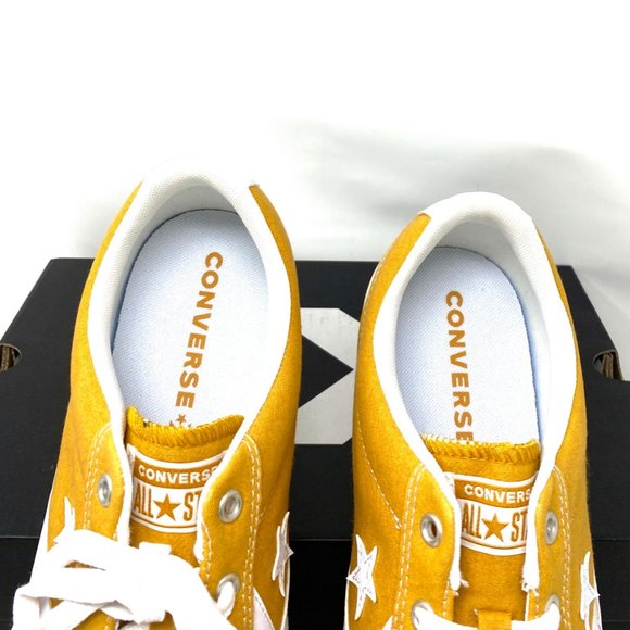 CONVERSE Men's Size 161568C STAR PLAYER OX Turmeric Gold Canvas Low Sneakers - Picture 4 of 11